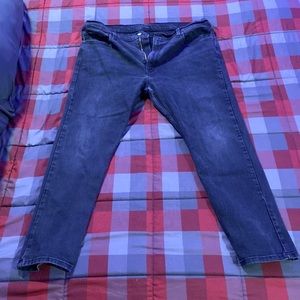 Levis men’s slim jeans black